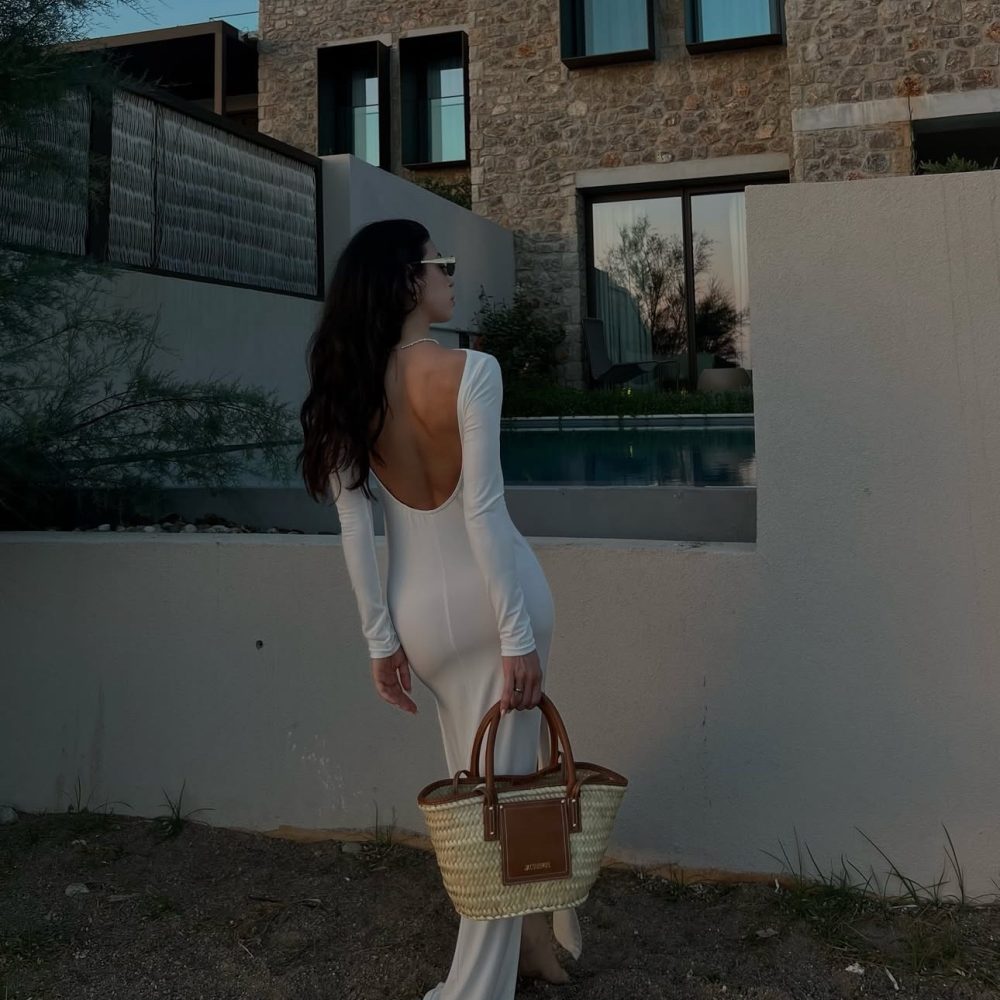 OPEN BACK MAXI DRESS