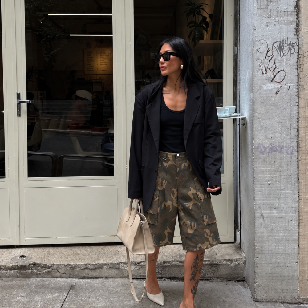 MILITAIRE SHORTS BY LUMINA